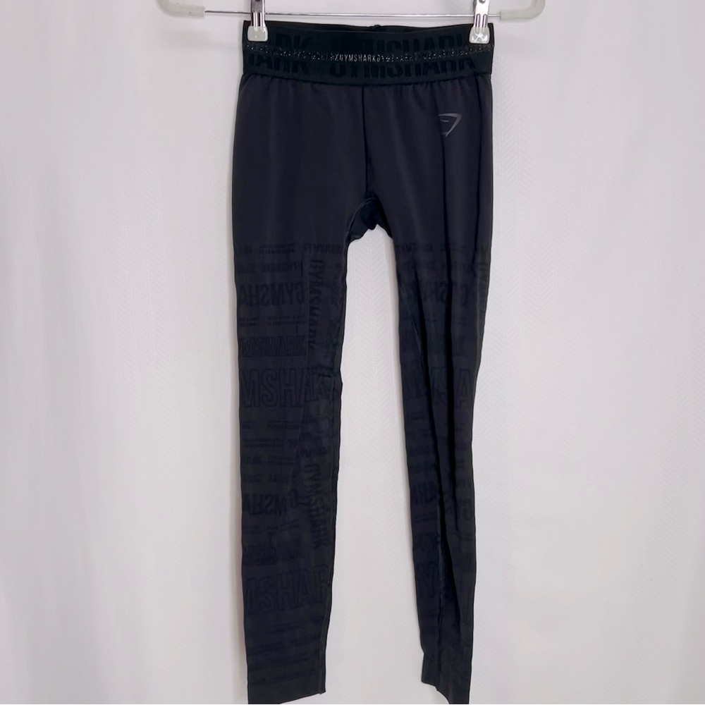 Shark leggings black size small 25” inseam